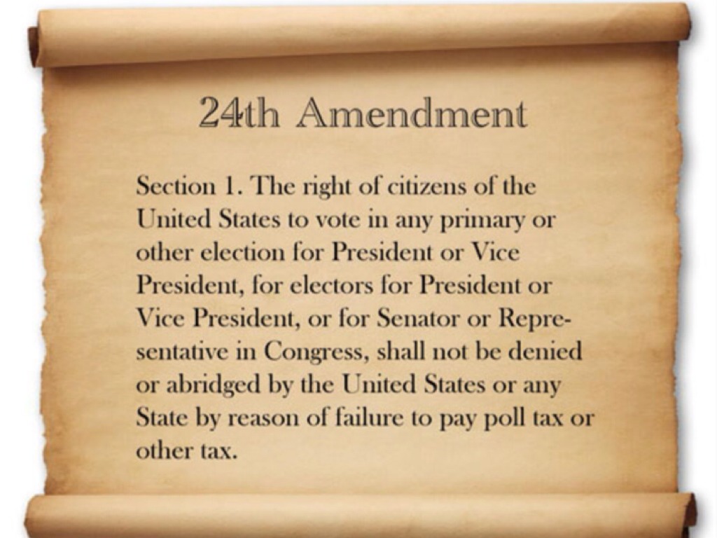 24th Amendment by Kyla Prosper