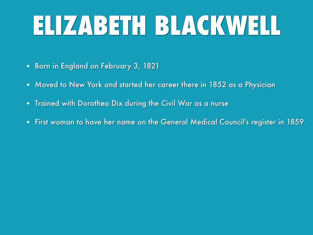 Elizabeth Blackwell by Daniela Guerrero