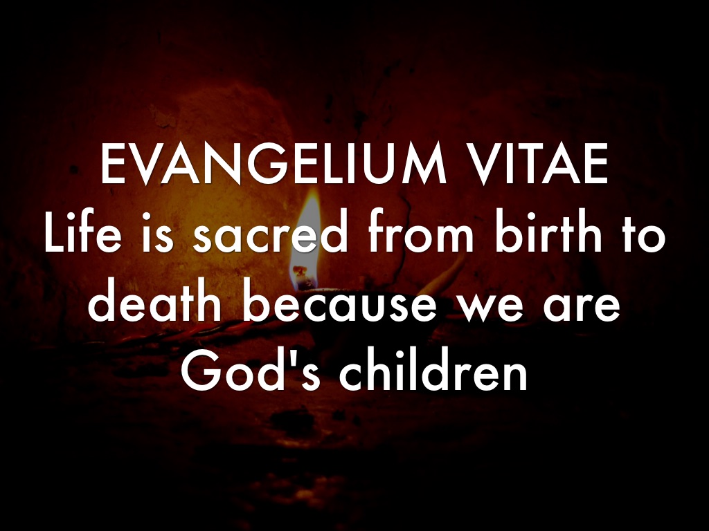 evangelium vitae evangelium vitae