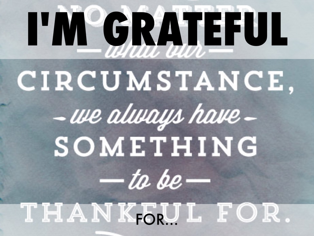 Thankfulness 