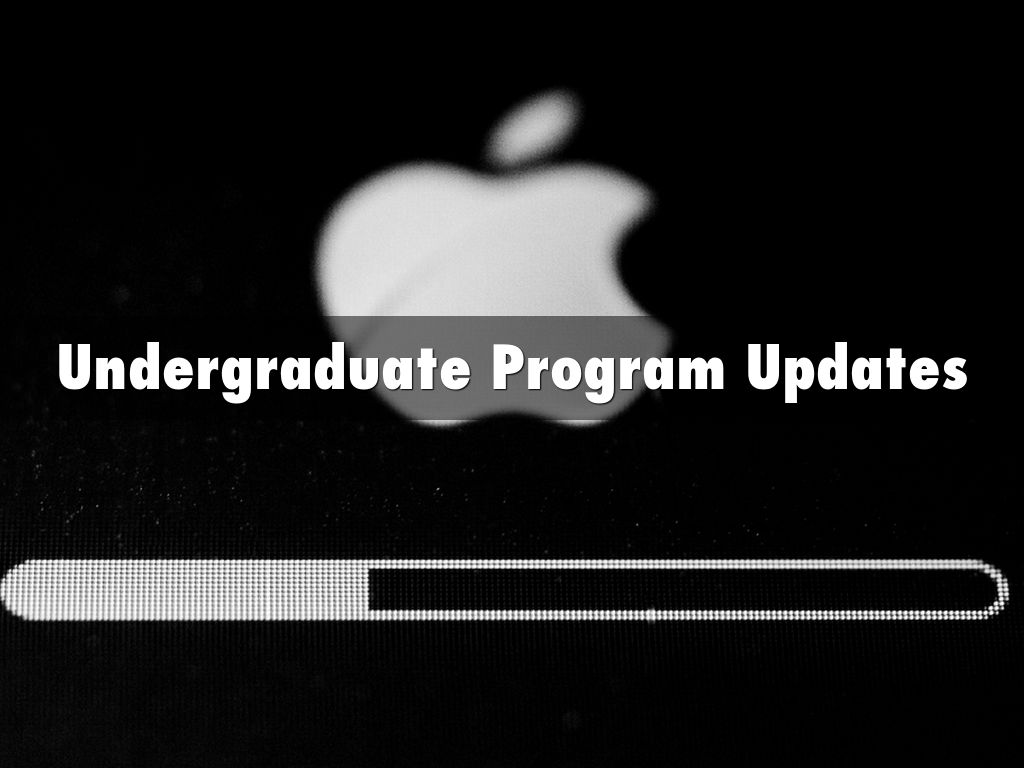 Undergraduate Program Updates