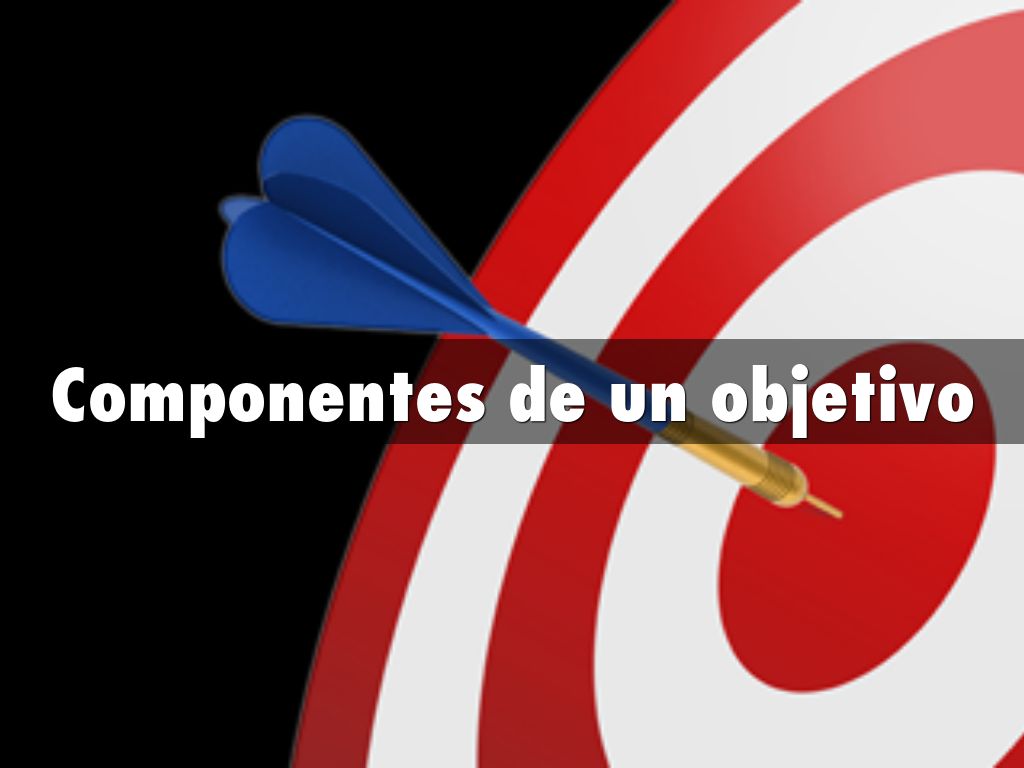 Componentes de un objetivo