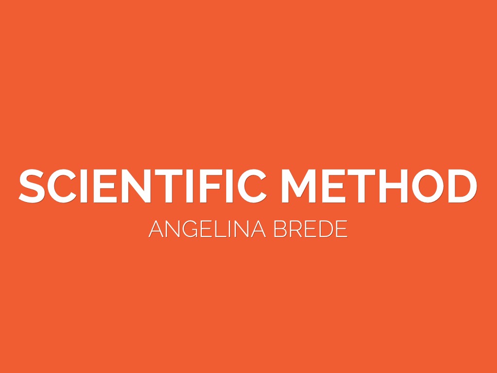 Scientific Method