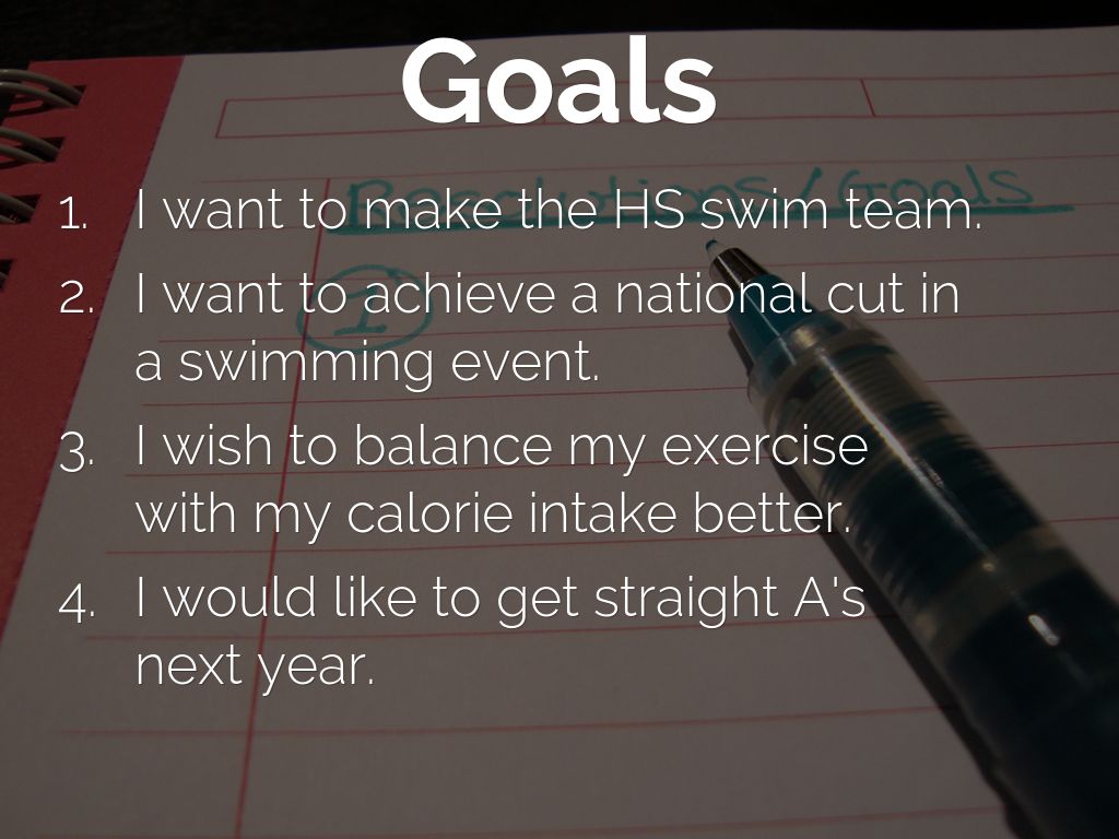 Goal Setting Project by 1296448