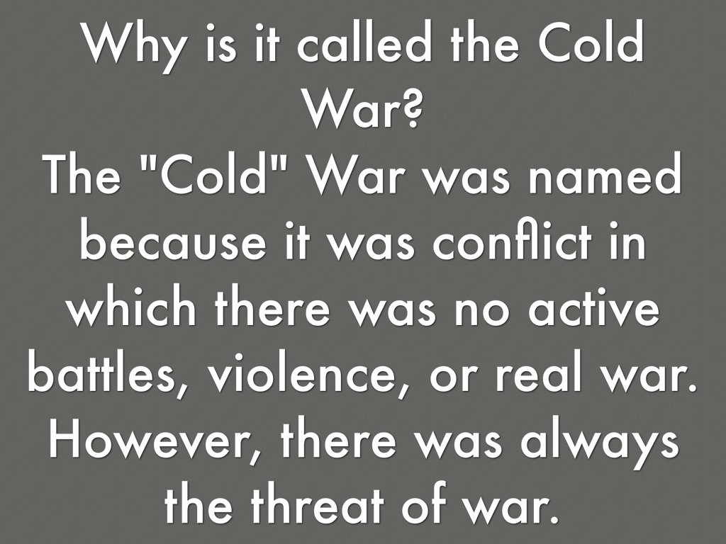 Why Was Called The Cold War Travelerzopa