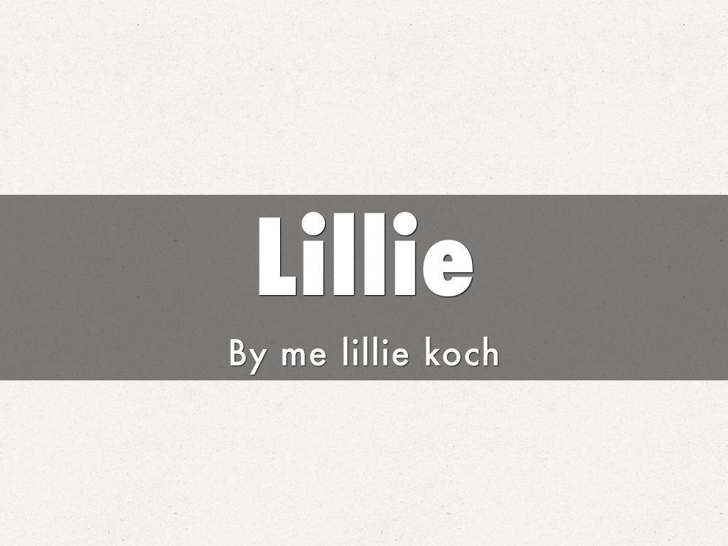 Lillie