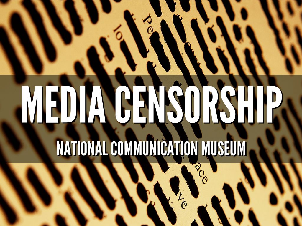 MEDIA CENSORSHIP by naiabet
