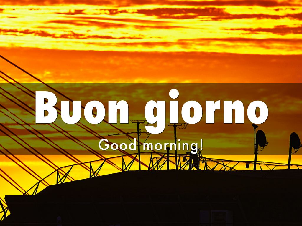 Buon giorno