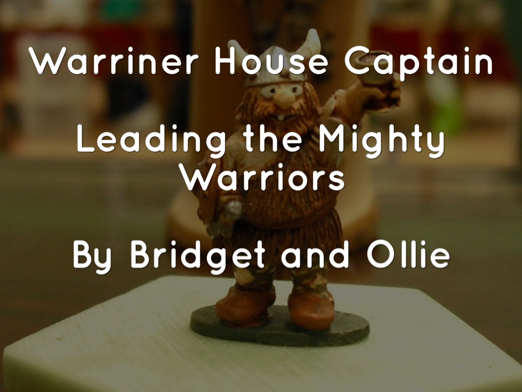 Warriner Captains 😃