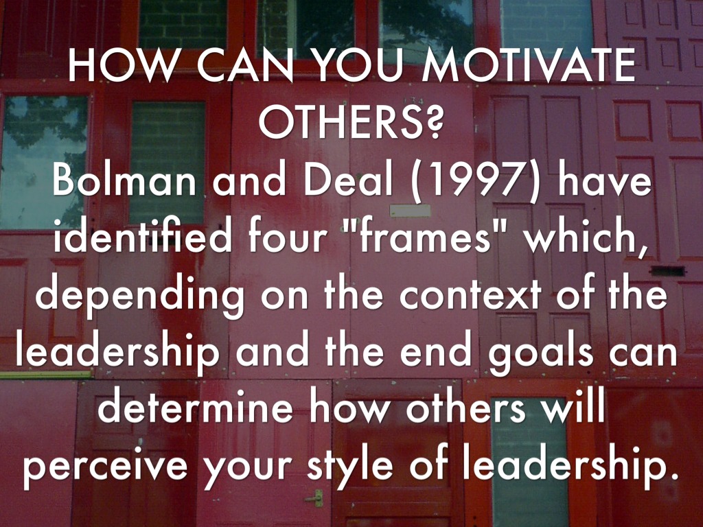 four frames of leadership