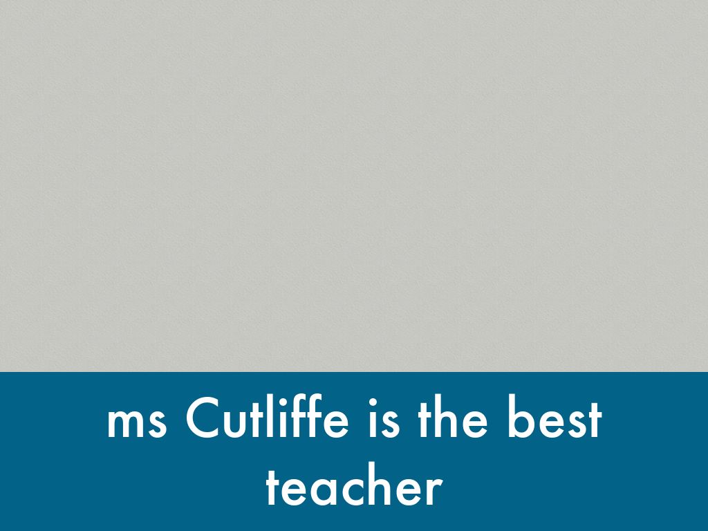Copy of ms cutliffe