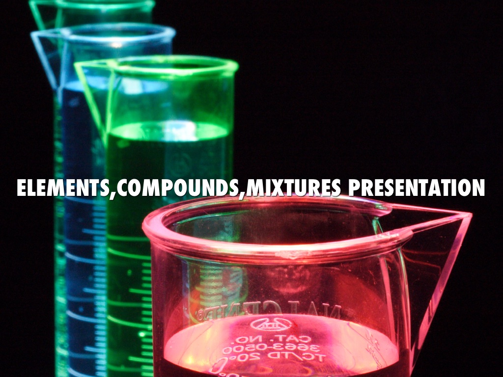 Copy of Elements Compounds Mixture Presentation 