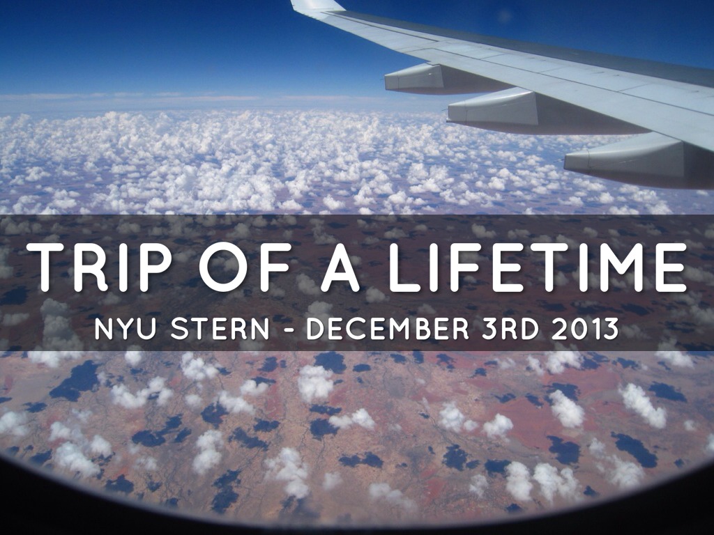 Trip of a Lifetime (STERN)