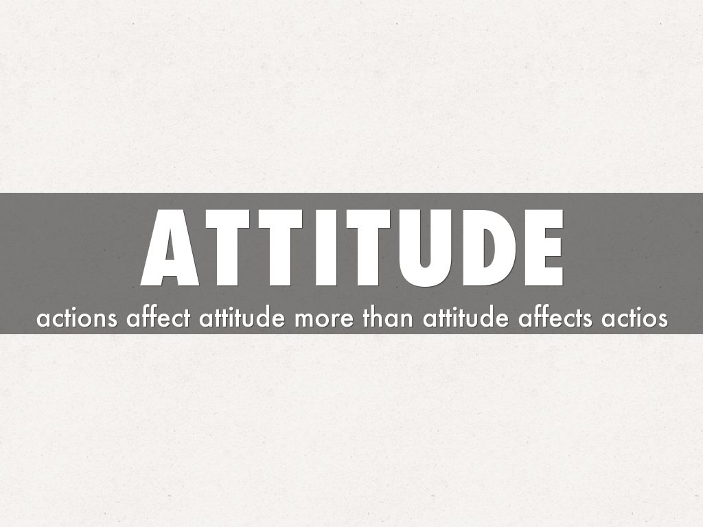 Attitude