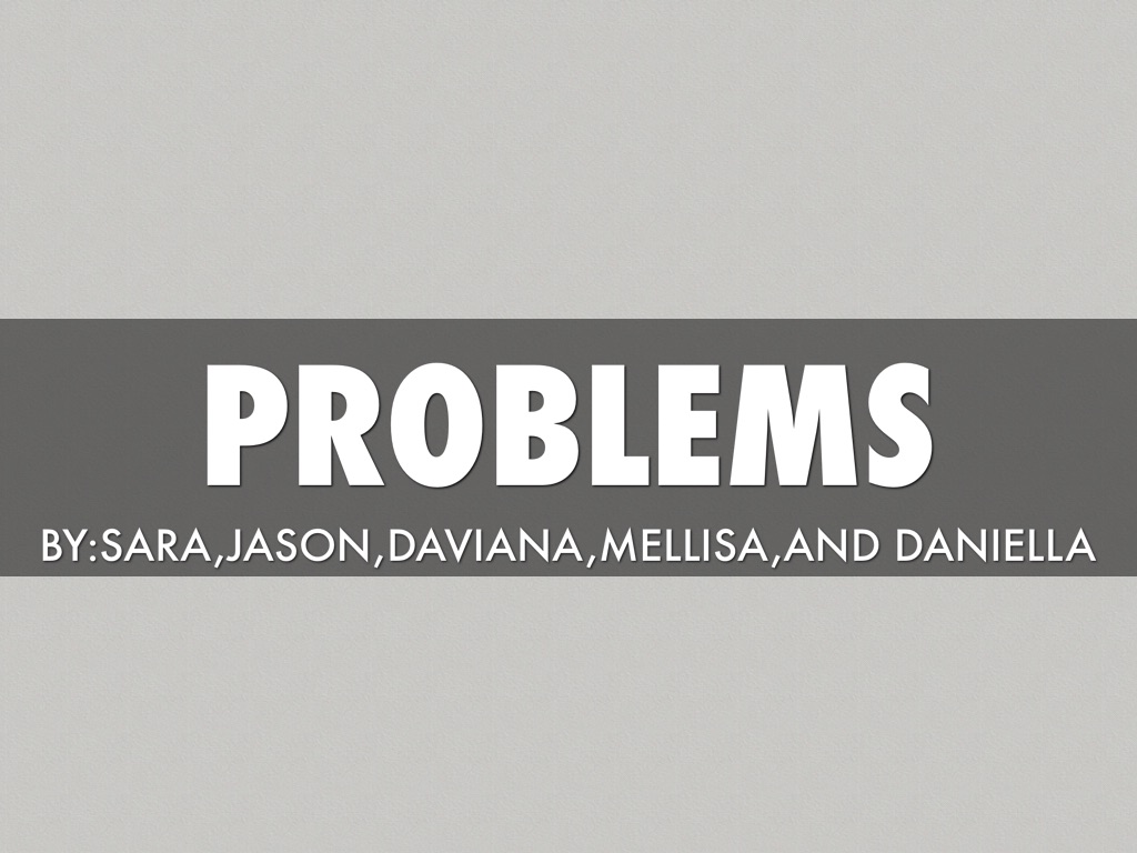 Problems 