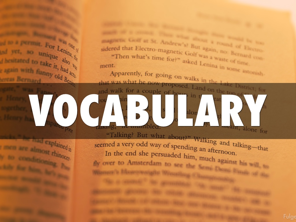 Copy of Jamie's Vocabulary