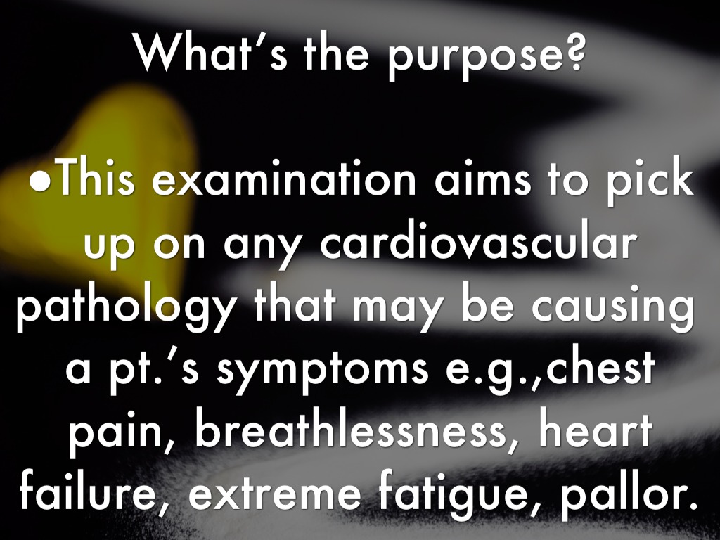 Cardiovascular Examination