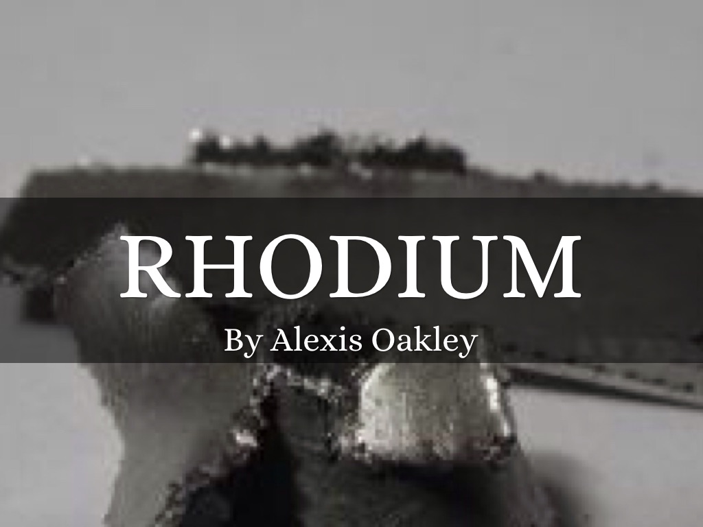 Rhodium 