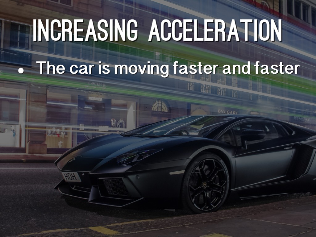Three different ways of acceleration by mason waugh