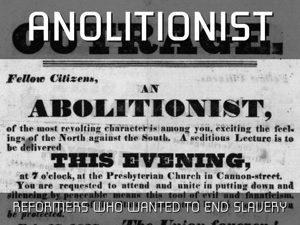 slavery abolitionist vs slave holders essay slavery abolitionist vs slave holders essay