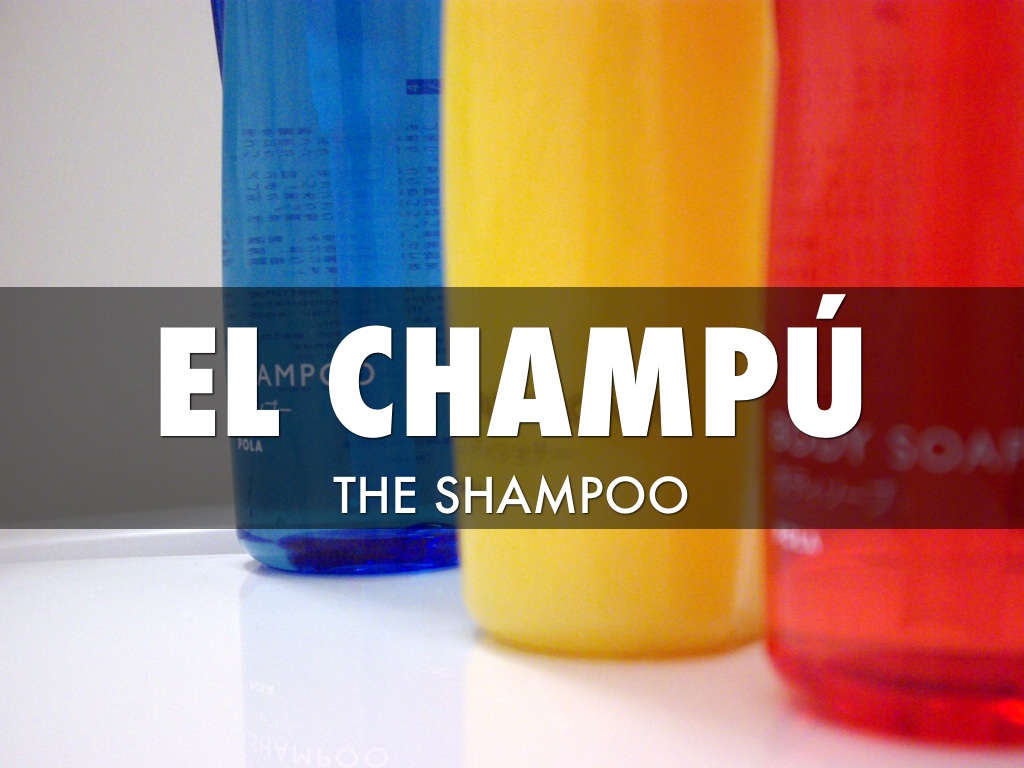 Shampoo Plural In Spanish at Jenny White blog