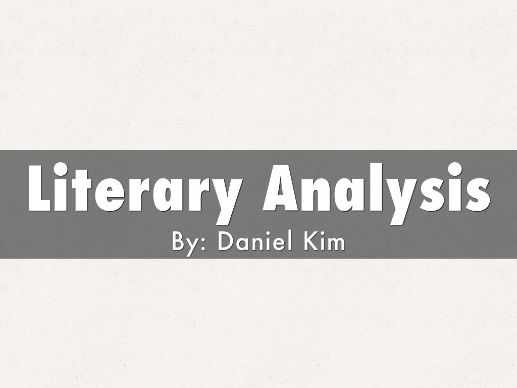 Copy of Literary Analysis