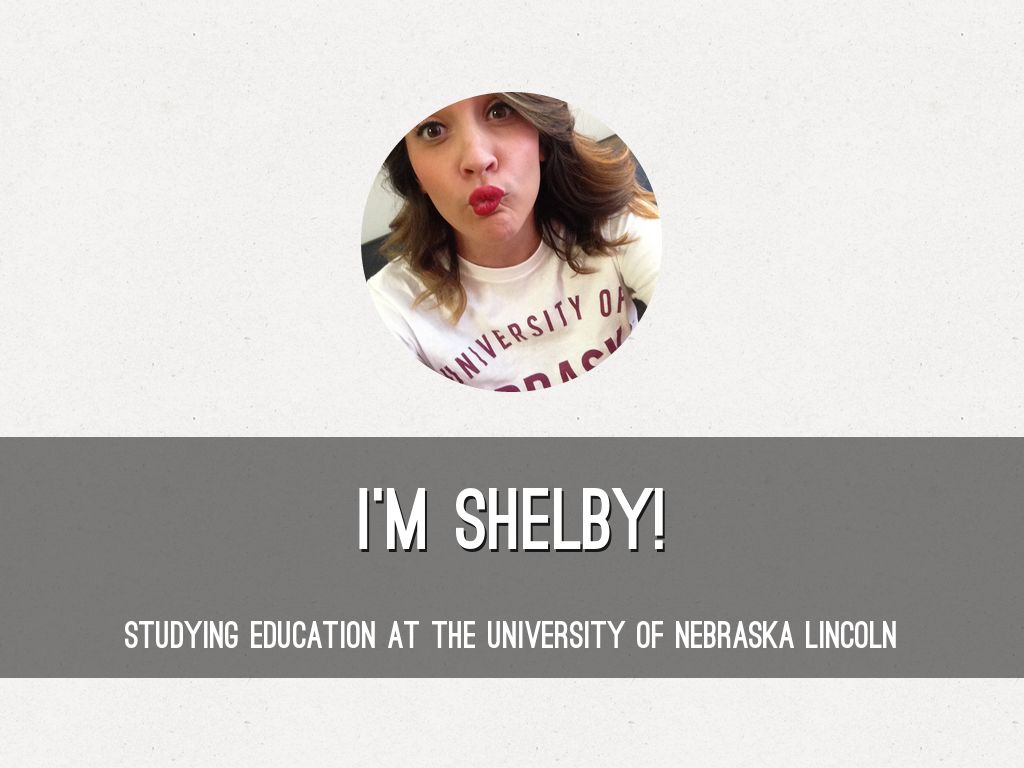 I'm Shelby!