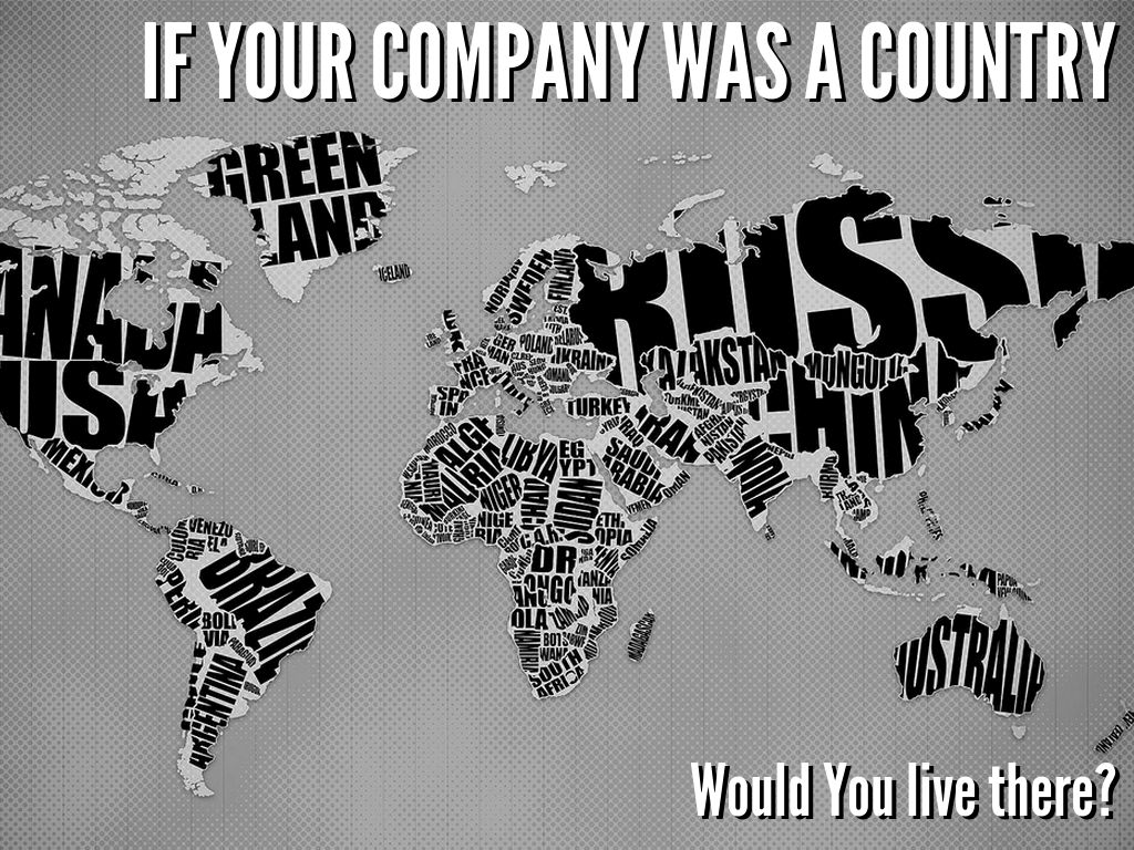 If Your Company Was A Country, World You Live There?