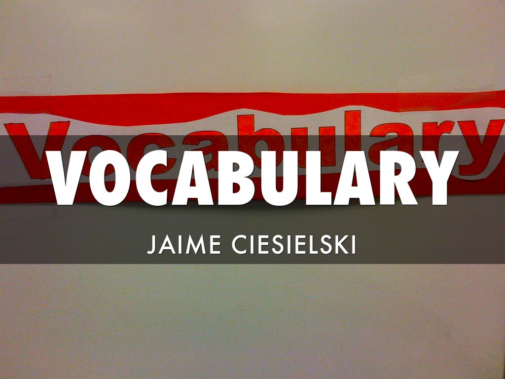 Vocab Unit 12
