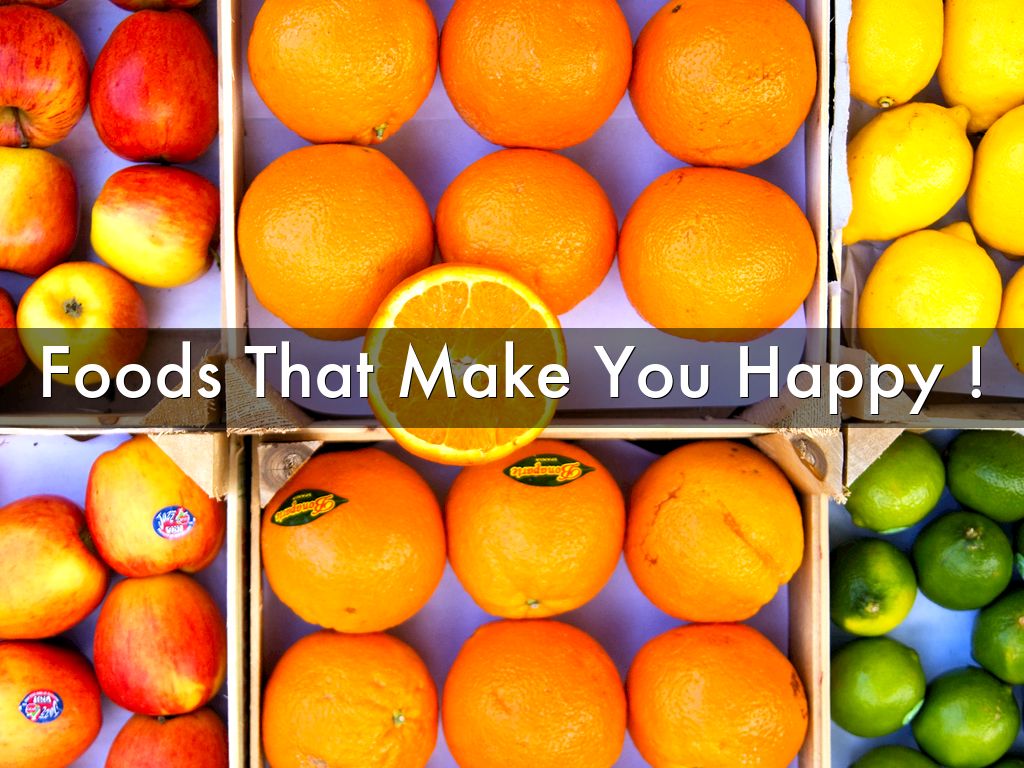 Foods That Make You Happy By Flatsounds