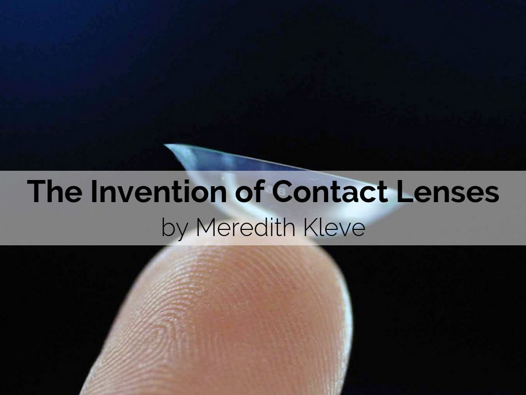 The Invention of Contact Lenses by Meredith Kleve