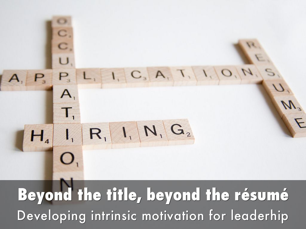 Webinar #2 CSEE - Intrinsic motivation