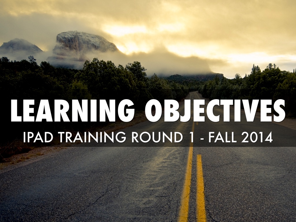 Intermediate Round 1 Learning Objectives - Oct. 2015