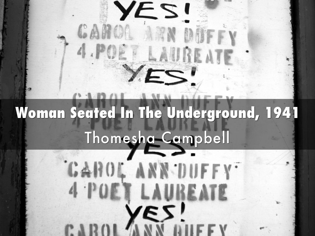 Woman Seated In The Underground, 1941