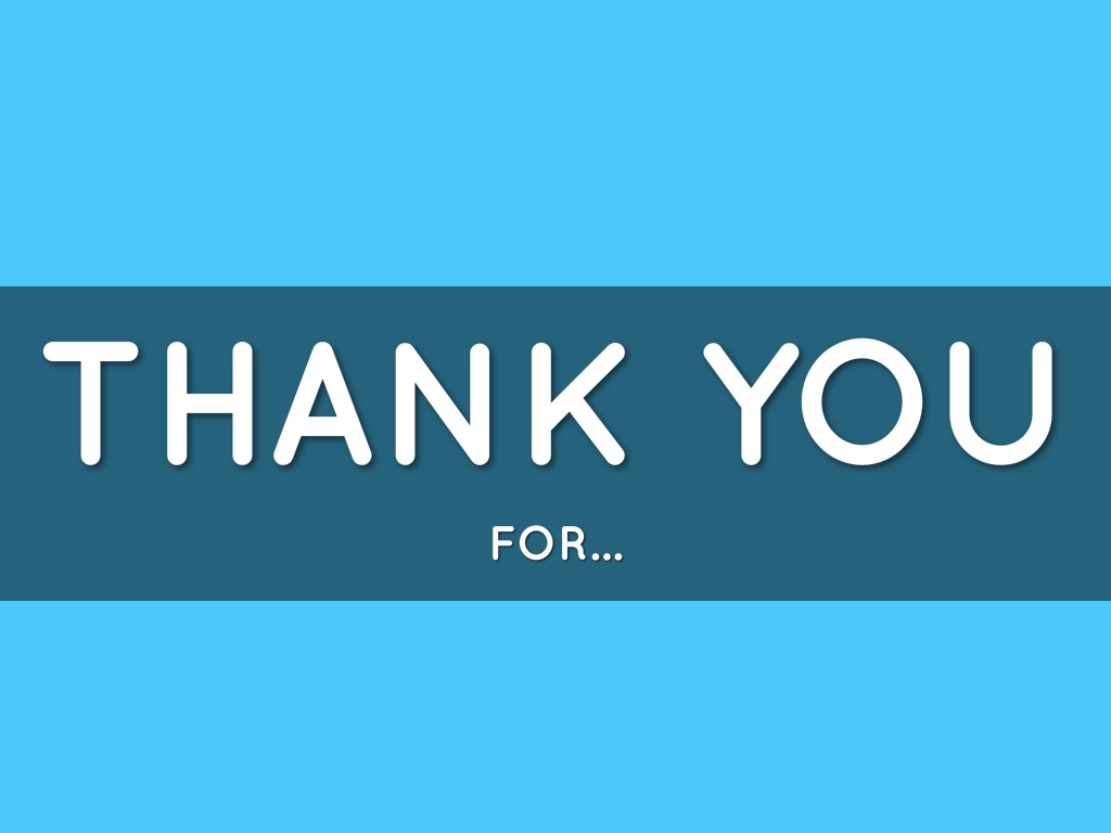 THANK YOU