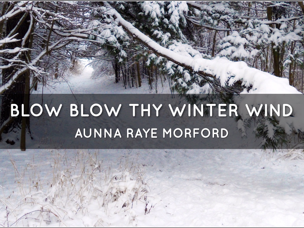 blow blow thy winter wind