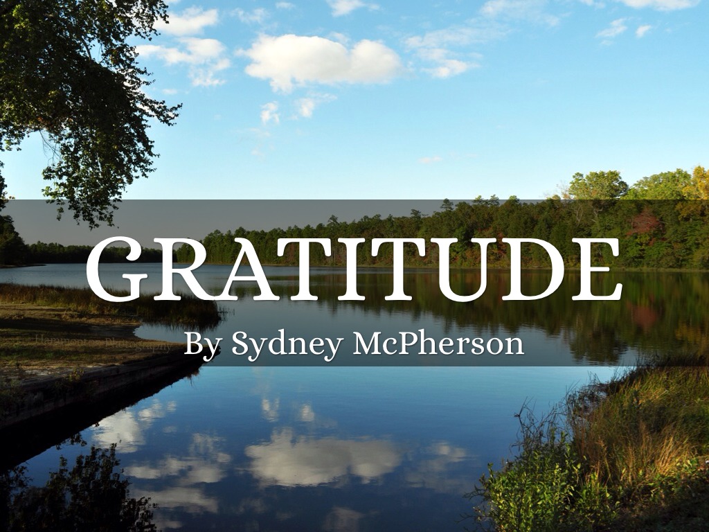 Gratitude