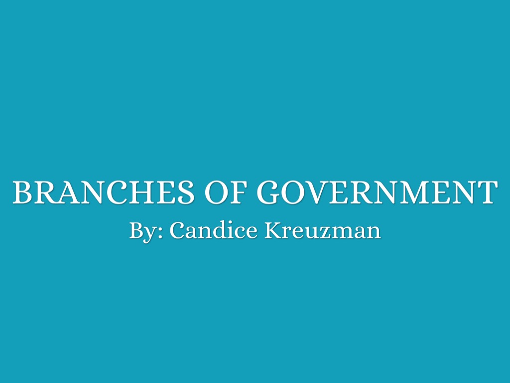 Branches Of Government