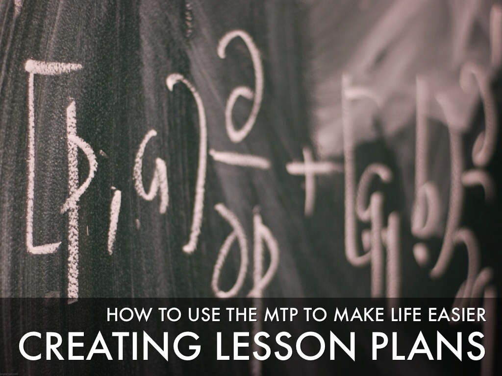 Lesson Plans From MTPs