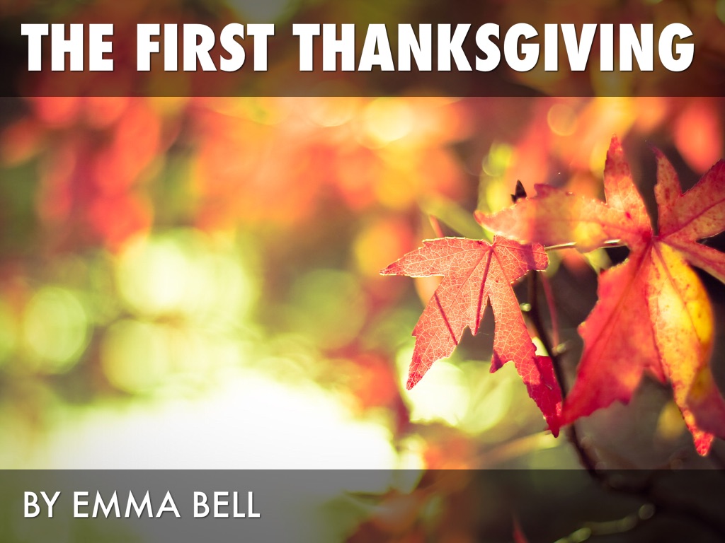 The First Thanksgiving