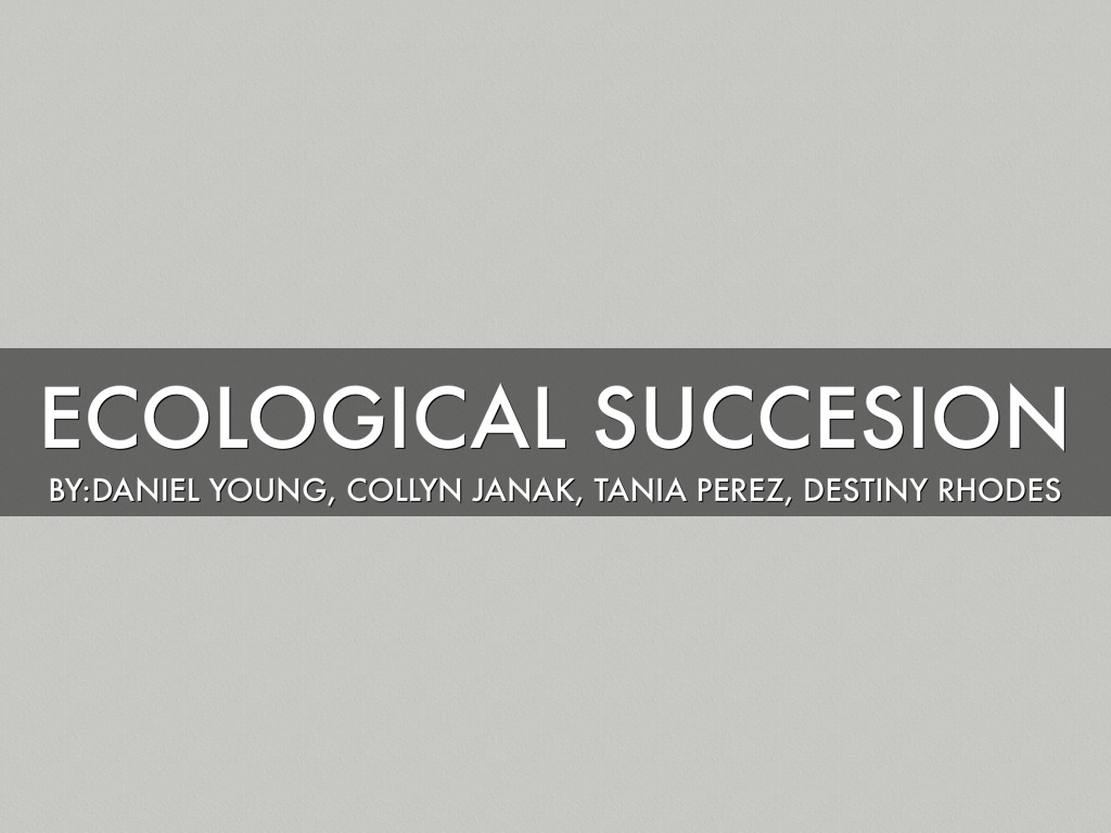 Ecological Successiom
