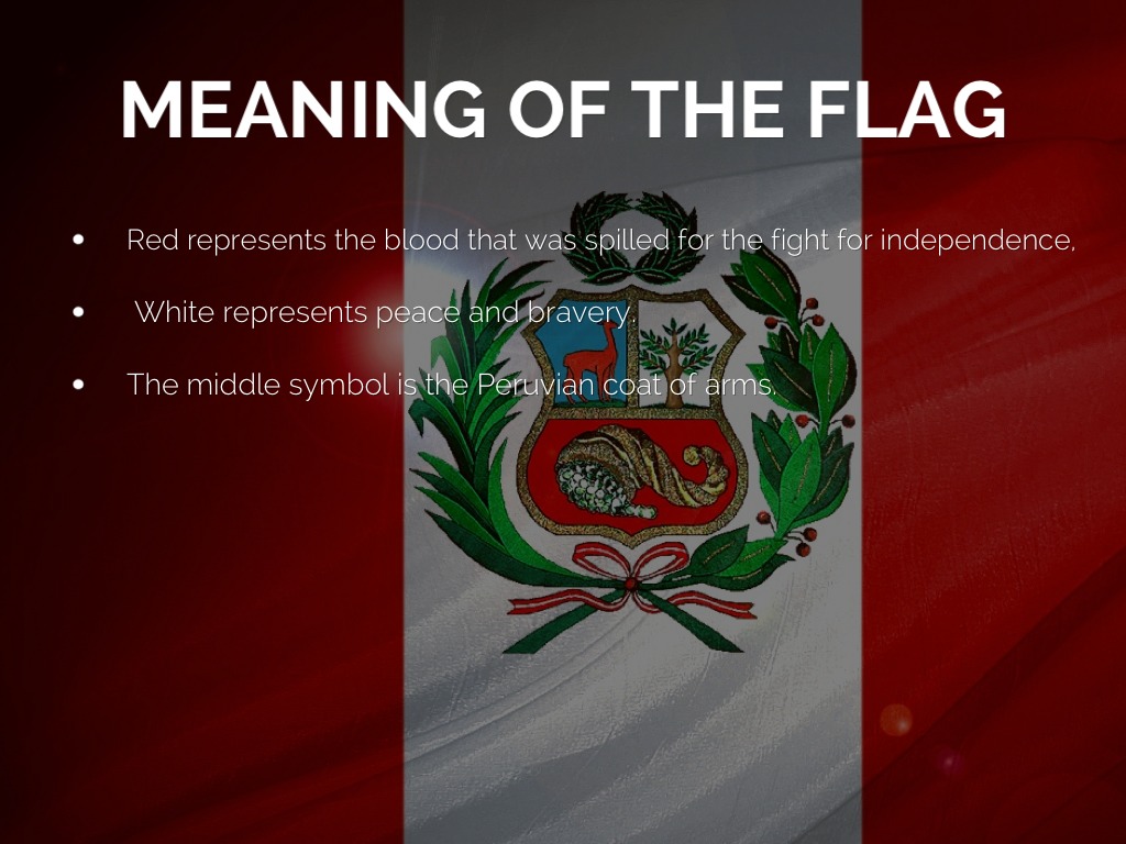 What Does Peru Flag Represent