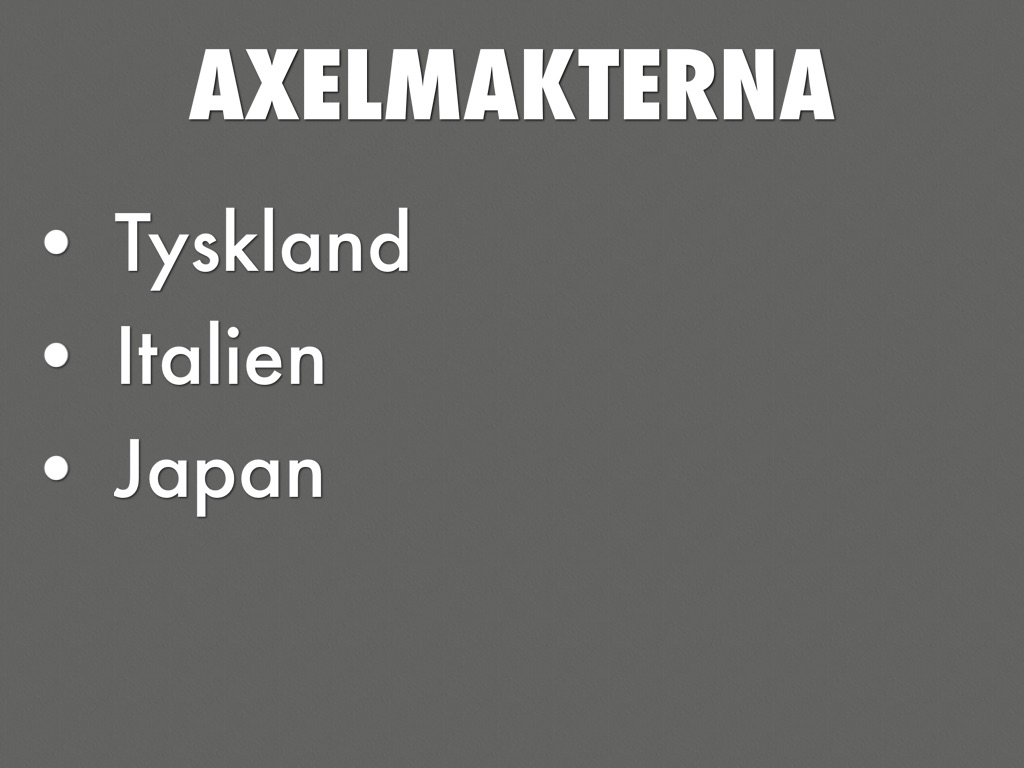 Vilka Länder Vann Andra Världskriget