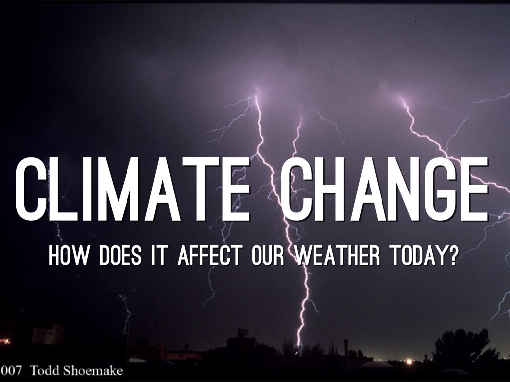 Climate Change and Severe Weather