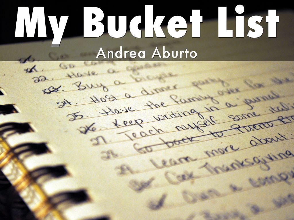 Bucket List