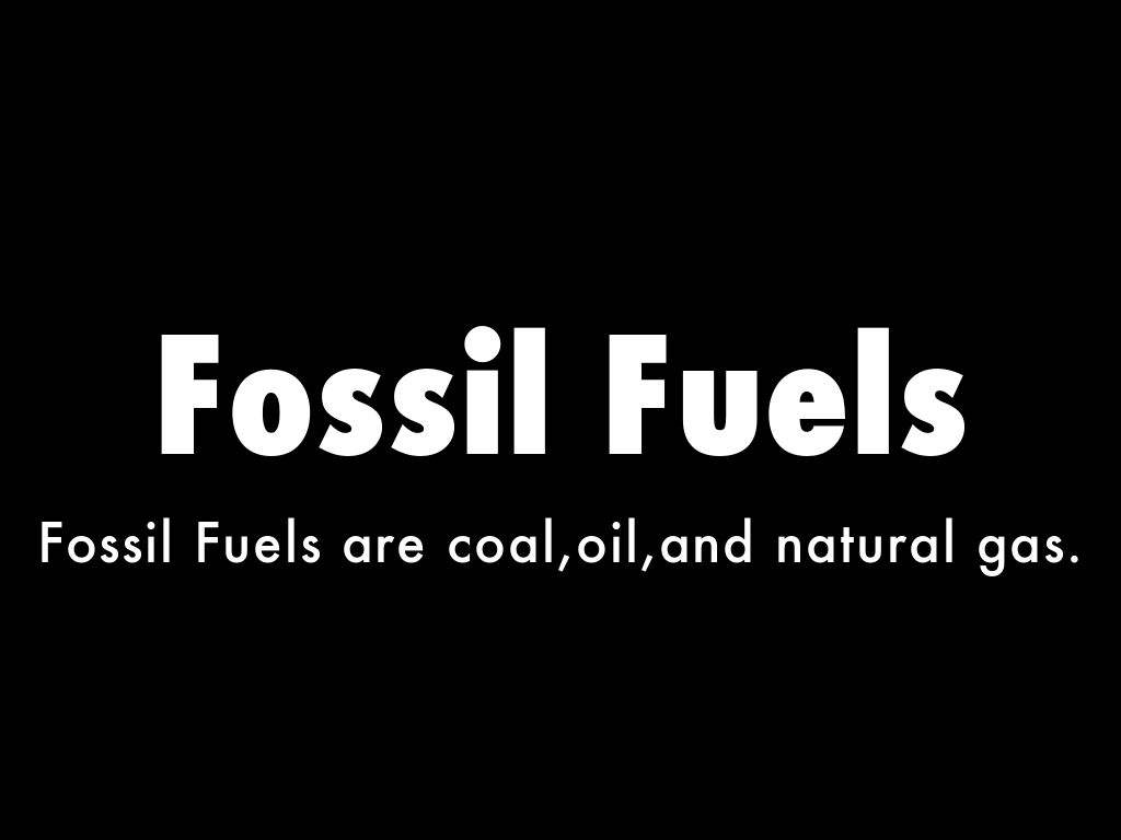 Fossil Fuels by Neiko Anderson