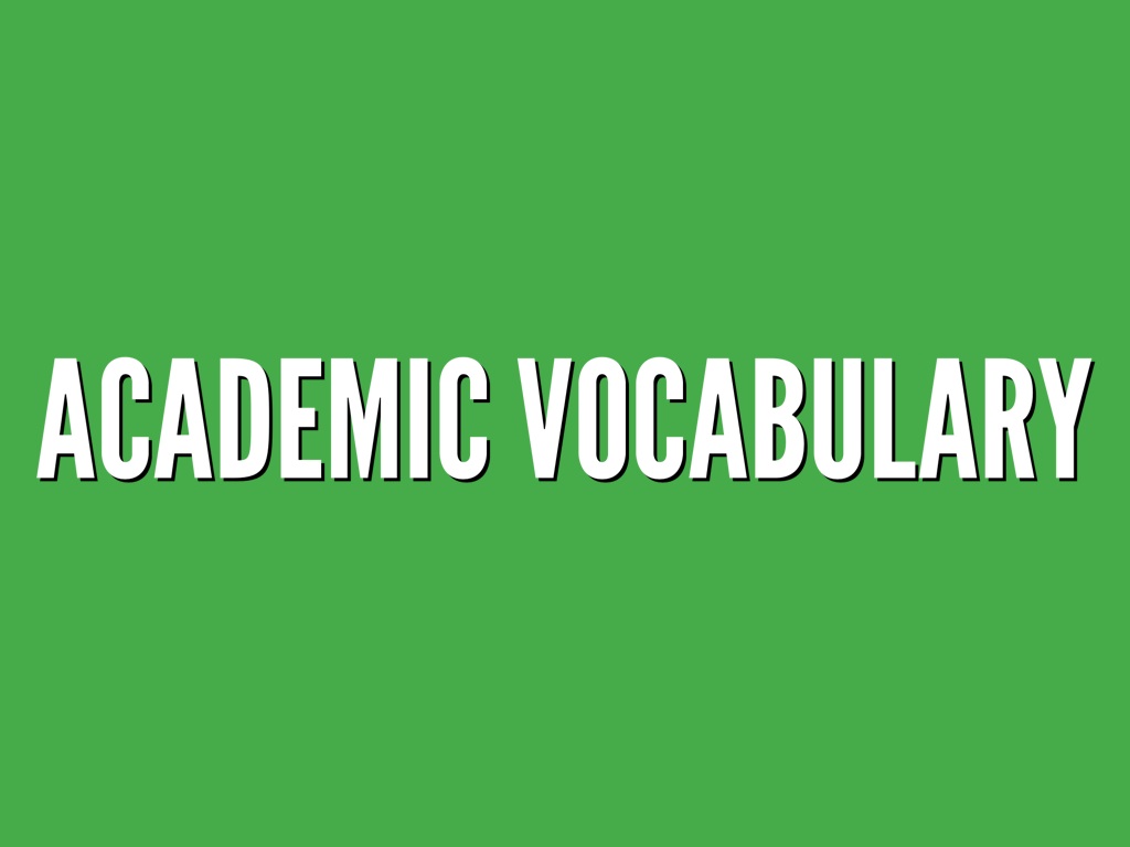 Academic Vocab