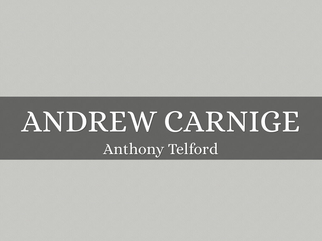 Andrew Carnegie 
