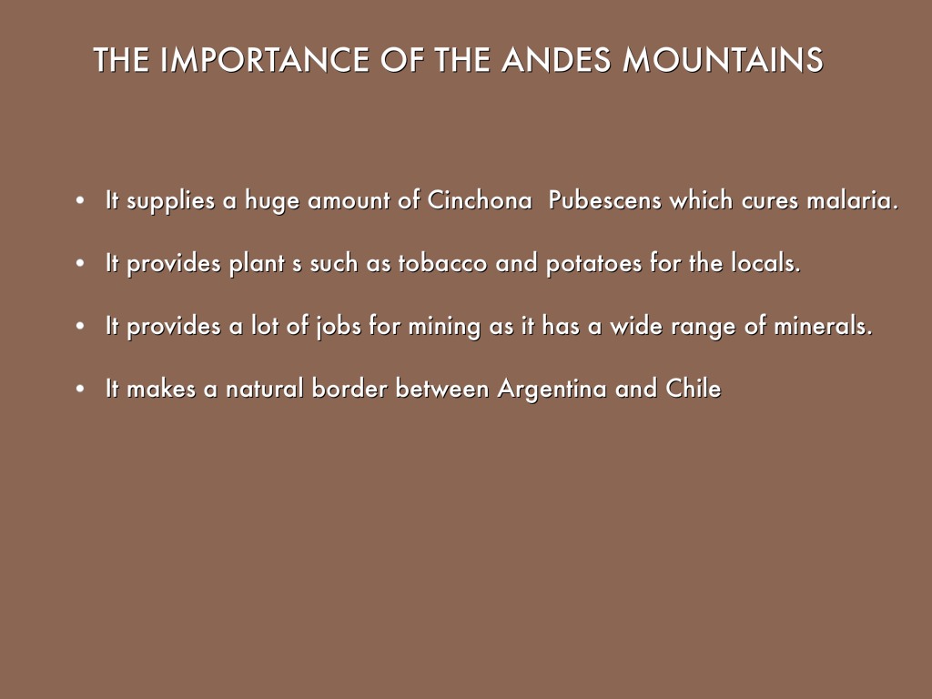 Andes Mountain Range by sxn8341