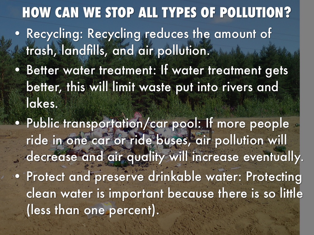 ways to reduce water pollution essay